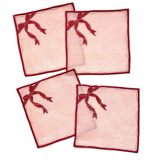Gift Box Cocktail Napkins, Set of 4