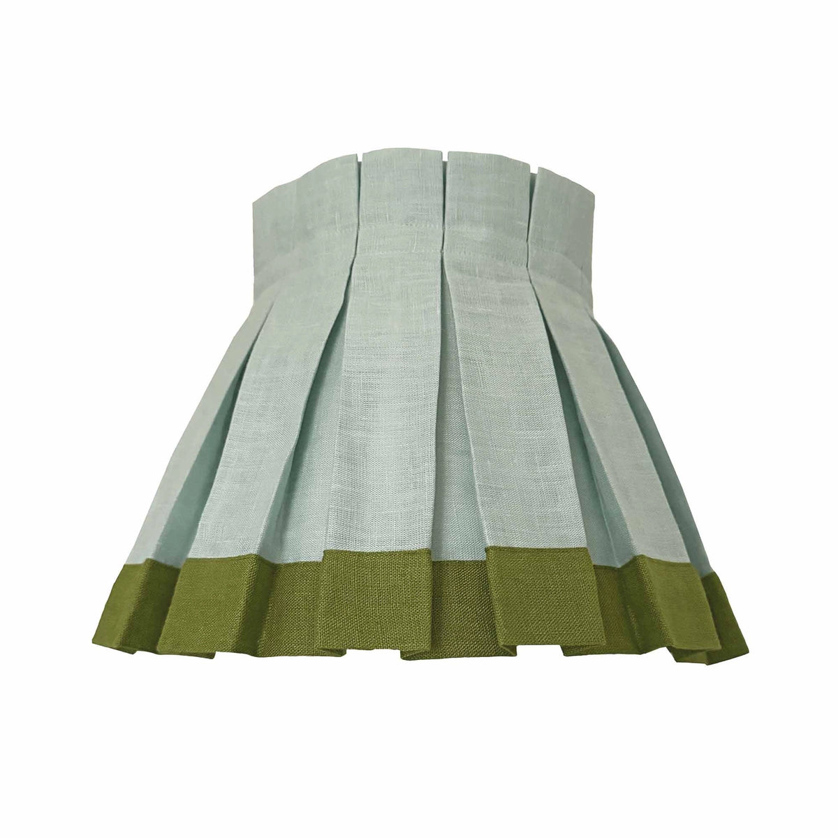 12" Colorblock Box Pleat Lampshade