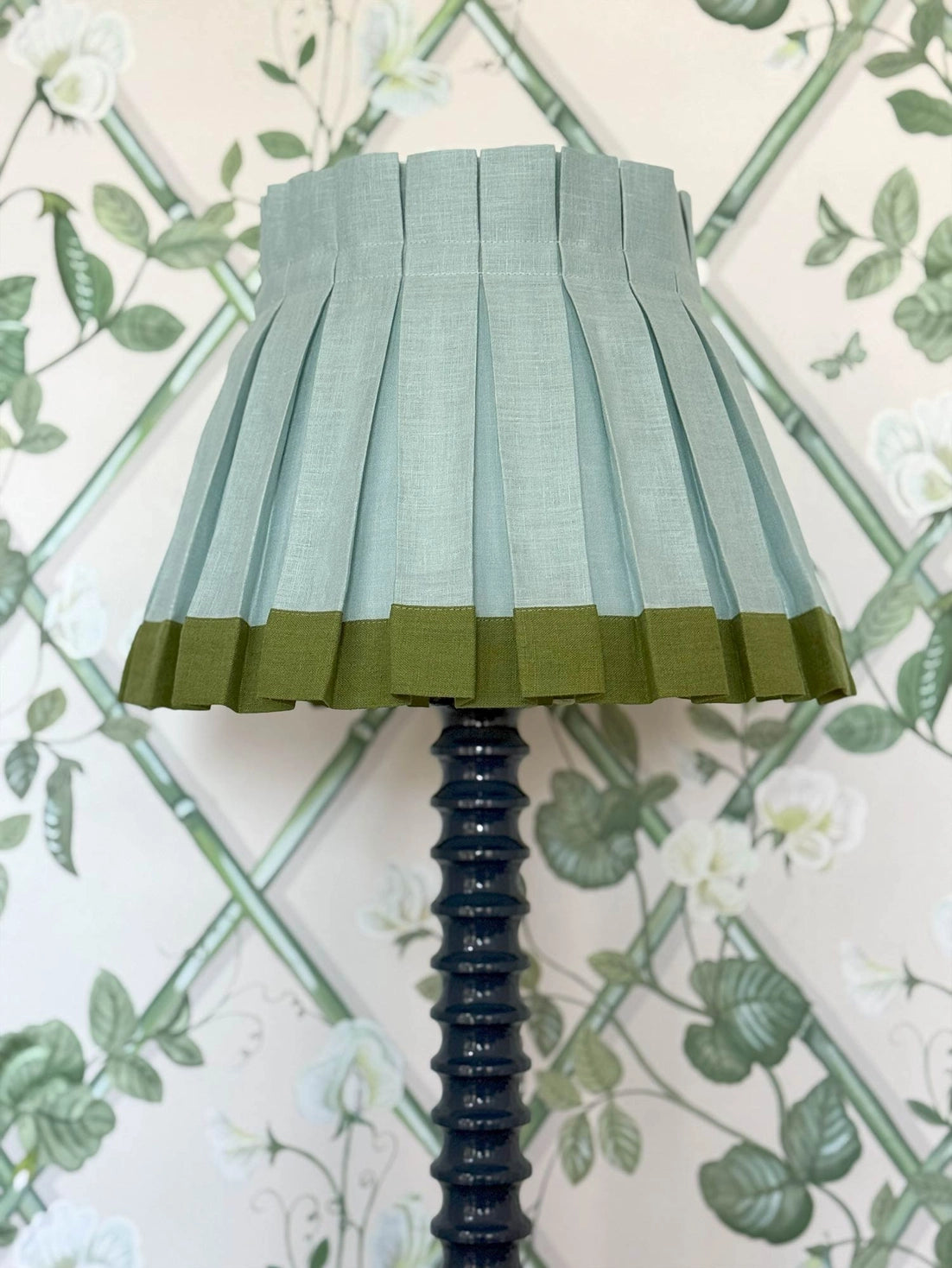 12" Colorblock Box Pleat Lampshade