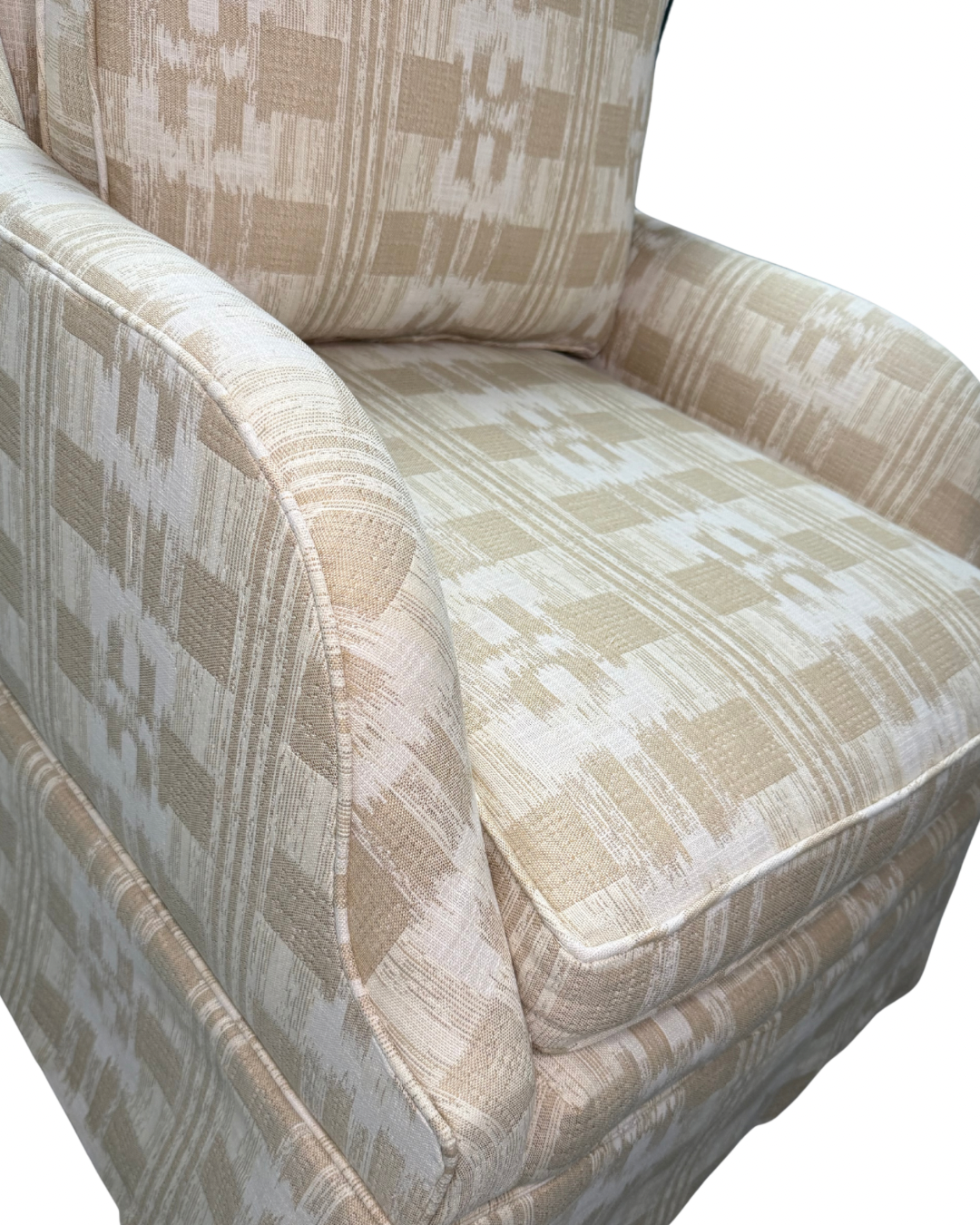 Hickory Chair Club Chair in Sister Parish Mahalo